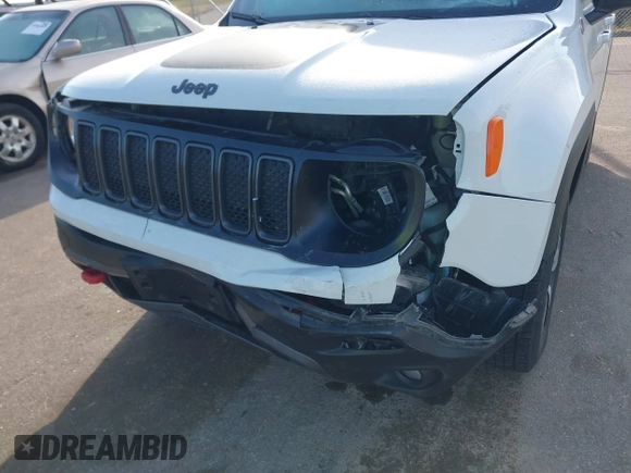 2022 Jeep Renegade Trailhawk with VIN ZACNJDC12NPN60910, listed as a IAAI auction lot 40921024 with 39,791 mi miles and . Bid and sale history available at DreamBid. Image 6.