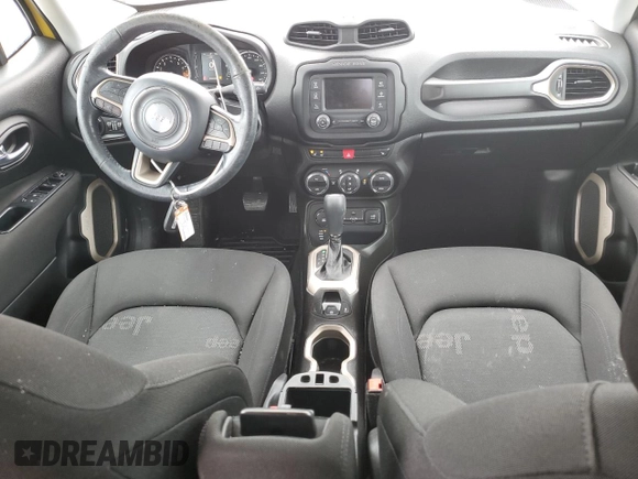 2017 Jeep Renegade Latitude with VIN ZACCJBBB4HPE72776, listed as a Copart auction lot 44373375 with 91,913 mi miles and Salvage Title. Bid and sale history available at carsss.com. Image 8.