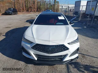 2022 Acura TLX w/A-Spec Package with VIN 19UUB5F52NA005022, listed as a IAAI auction lot 40977803 with 9,665 mi miles. Bid and sale history available at carsss.com. Image 12.
