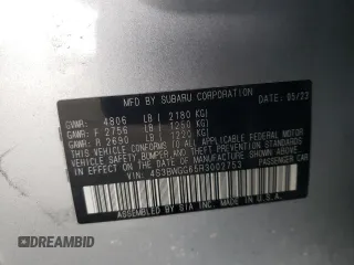 2024 Subaru Legacy Special Sports z VIN 4S3BWGG65R3002753, wystawiony jako Copart lot #84847464 z przebiegiem 24 767 mil mil oraz Szkoda całkowita • Salvage title. Historia ofert i sprzedaży dostępna na DreamBid. Obrazek 12.