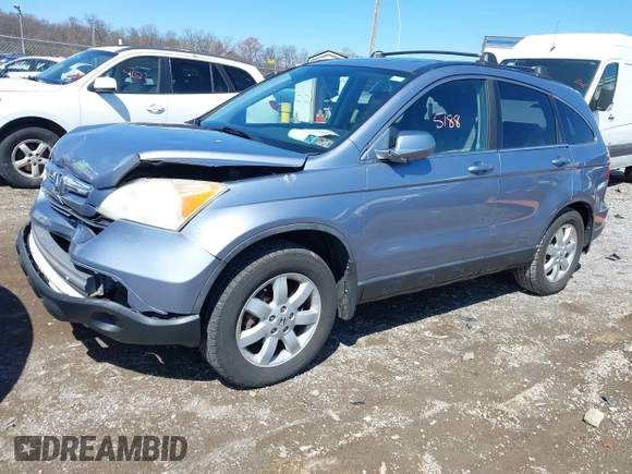 2008 Honda CR-V EX-L with VIN JHLRE48738C039146, listed as a IAAI auction lot 41935188 with 212,607 mi miles. Bid and sale history available at carsss.com. Image 2.