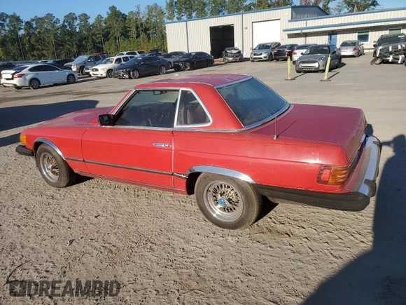 1979 Mercedes-Benz SL with VIN 10704412056368, listed as a Copart auction lot 76624824 with 51,488 mi miles and Clean title. Bid and sale history available at DreamBid. Image 2.