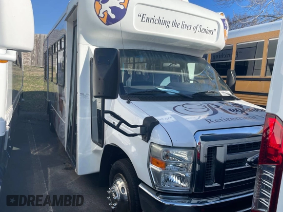 2012 Ford Econoline Cargo with VIN 1FDFE4FS3CDA26905, listed as a Copart auction lot 46358815 with 108,375 mi miles and Clean Title. Bid and sale history available at DreamBid. Image 1.