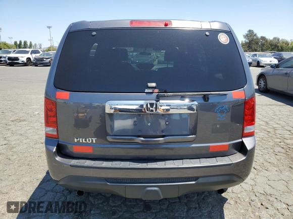 2014 Honda Pilot LX with VIN 5FNYF3H29EB026033, listed as a Copart auction lot 62529725 with 108,984 mi miles and Salvage title. Bid and sale history available at DreamBid. Image 6.