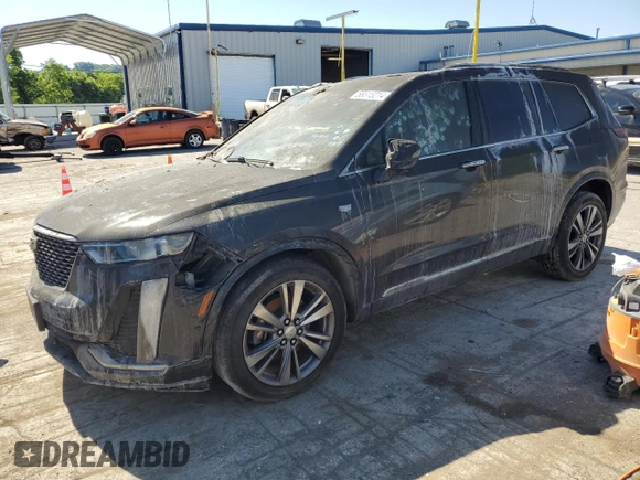 2020 Cadillac XT6 AWD Premium Luxury with VIN 1GYKPFRS7LZ151987, listed as a Copart auction lot 58315214 with 62,566 mi miles and Salvage Title. Bid and sale history available at carsss.com. Image 1.