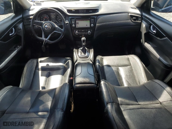 2017 Nissan Rogue SV with VIN JN8AT2MT9HW137320, listed as a Copart auction lot 49880265 with 166,991 mi miles and Salvage Title. Bid and sale history available at carsss.com. Image 8.
