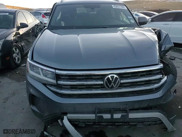 2021 Volkswagen Atlas Cross Sport 2.0T S with VIN 1V2GC2CA5MC201837, listed as a Copart auction lot 43451795 with 48,188 mi miles and Salvage Title. Bid and sale history available at carsss.com. Image 11.