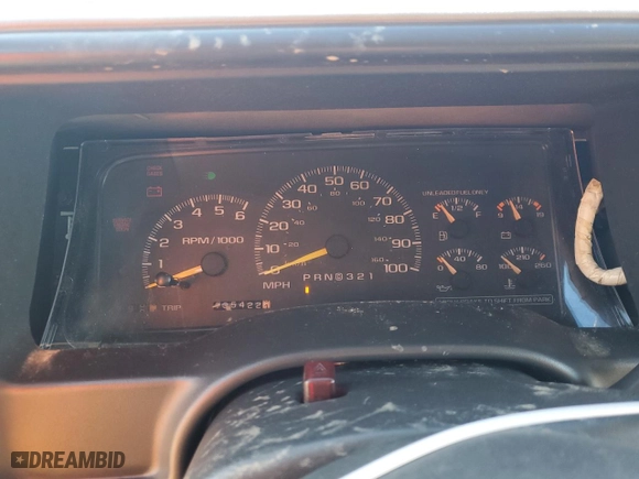 1998 Chevrolet Tahoe with VIN 1GNEK13R2WJ346738, listed as a Copart auction lot 82112764 with 135,422 mi miles and Salvage Title. Bid and sale history available at carsss.com. Image 9.