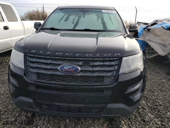 2016 Ford Utility Police Interceptor with VIN 1FM5K8AT3GGC72949, listed as a Copart auction lot 47984524 with 122,660 mi miles and Salvage Title. Bid and sale history available at carsss.com. Image 5.