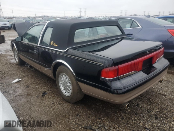 1995 Mercury Cougar z VIN 1MELM62W3SH605641, wystawiony jako Copart lot #84732824 z przebiegiem 40 675 mil mil oraz Szkody całkowita. Historia ofert i sprzedaży dostępna na DreamBid. Obrazek 2.
