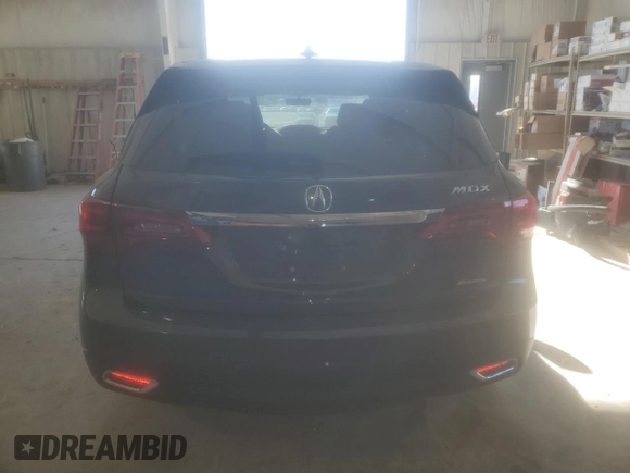 2016 Acura MDX with VIN 5FRYD4H27GB047346, listed as a Copart auction lot 88940245 with 90,593 mi miles and Salvage Title. Bid and sale history available at carsss.com. Image 6.