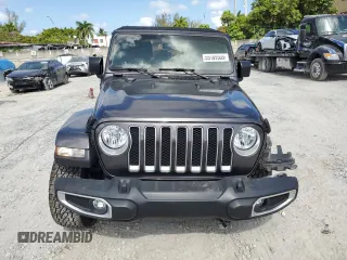 2021 Jeep Wrangler Unlimited Sahara с VIN 1C4HJXEN9MW574788, выставлен на аукционе Copart как лот 55109505 с пробегом 21 974 миль миль и Списание • Salvage title. История ставок и продаж доступна на DreamBid. Изображение 5.