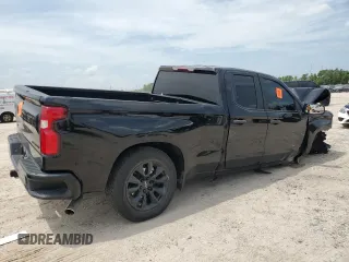 2020 Chevrolet Silverado 1500 Custom with VIN 1GCRWBEH3LZ232642, listed as a Copart auction lot 61209264 with 47,311 mi miles and Clean Title. Bid and sale history available at carsss.com. Image 3.