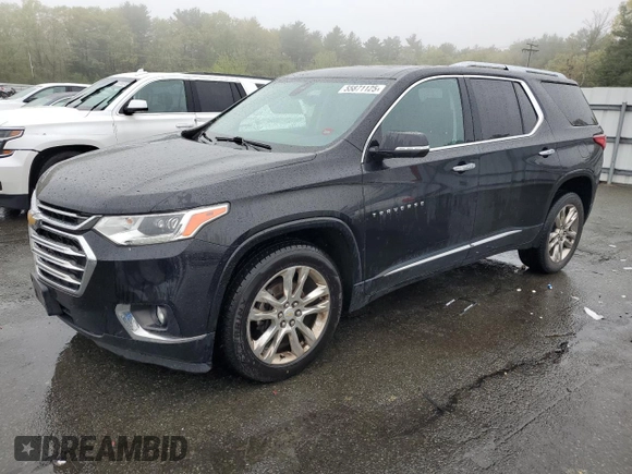 2018 Chevrolet Traverse High Country with VIN 1GNEVKKW7JJ270172, listed as a Copart auction lot 55871125 with 126,179 mi miles and Clean Title. Bid and sale history available at carsss.com. Image 1.