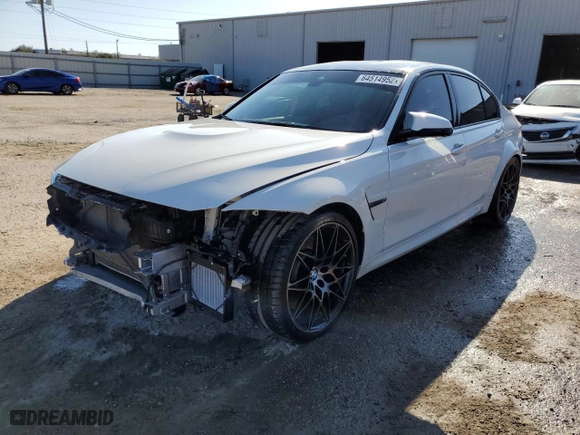 2018 BMW M3 with VIN WBS8M9C55J5L00567, listed as a Copart auction lot 64514952 with 28,149 mi miles. Bid and sale history available at carsss.com. Image 1.