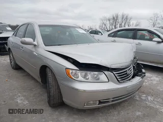 2009 Hyundai Azera Limited with VIN KMHFC46F99A343039, listed as a IAAI auction lot 41211939 with 109,584 mi miles and . Bid and sale history available at DreamBid. Image 1.