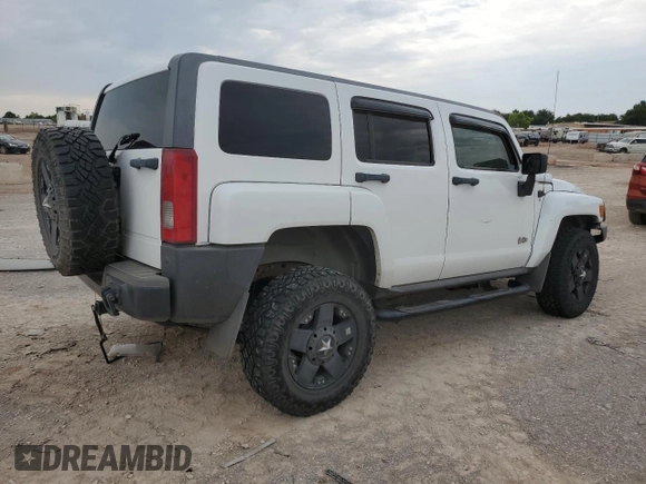 2008 Hummer H3 SUV with VIN 5GTEN13E988136735, listed as a Copart auction lot 65296724 with 216,108 mi miles and Salvage Title. Bid and sale history available at carsss.com. Image 3.