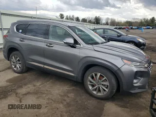 2020 Hyundai Santa Fe Limited with VIN 5NMS5CAD0LH142401, listed as a Copart auction lot 51275715 with 57,208 mi miles and Salvage Title. Bid and sale history available at carsss.com. Image 4.