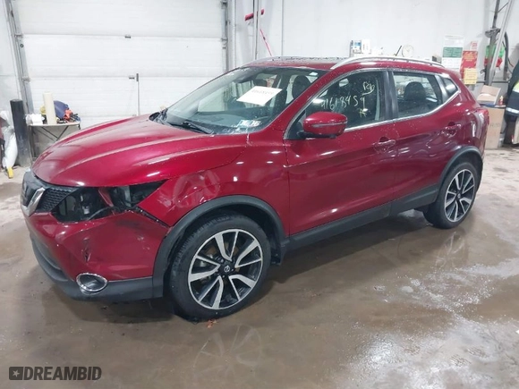 2019 Nissan Rogue Sport SL with VIN JN1BJ1CR4KW332824, listed as a IAAI auction lot 41618459 with 55,396 mi miles. Bid and sale history available at carsss.com. Image 2.