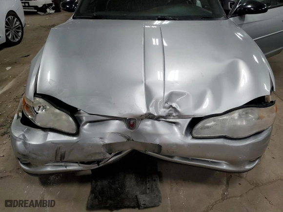 2002 Chevrolet Monte Carlo LS with VIN 2G1WW12EX29231271, listed as a Copart auction lot 82570934 with 145,028 mi miles and Non Repairable. Bid and sale history available at carsss.com. Image 11.