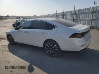 2024 Honda Accord Touring with VIN 1HGCY2F88RA001663, listed as a Copart auction lot 59710665 with 14,462 mi miles and Salvage title. Bid and sale history available at DreamBid. Image 2.
