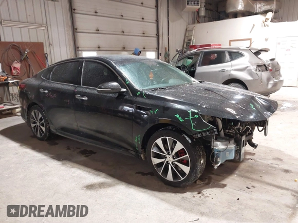 2016 Kia Optima SX Turbo with VIN 5XXGW4L27GG106780, listed as a IAAI auction lot 41586007 with 114,756 mi miles and . Bid and sale history available at carsss.com. Image 1.