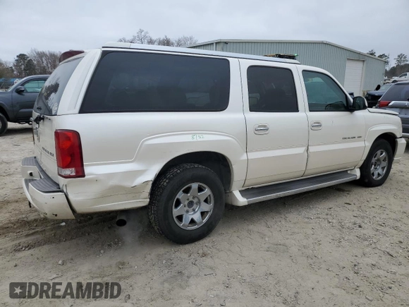 2005 Cadillac Escalade ESV z VIN 3GYFK66N65G216037, wystawiony jako Copart lot #48566035 z przebiegiem 248 970 mil mil oraz Szkody całkowita. Historia ofert i sprzedaży dostępna na DreamBid. Obrazek 3.