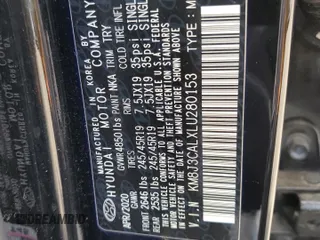 2020 Hyundai Tucson Ultimate with VIN KM8J3CALXLU280153, listed as a Copart auction lot 63006085 with 68,770 mi miles and Salvage title. Bid and sale history available at DreamBid. Image 13.