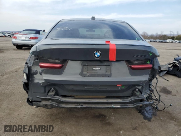 2023 BMW 3 Series 330i xDrive with VIN 3MW89FF01P8C82035, listed as a Copart auction lot 49044115 with 50,687 mi miles and Salvage Title. Bid and sale history available at carsss.com. Image 6.