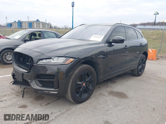 2017 Jaguar F-Pace 35t R-Sport with VIN SADCL2BV3HA884003, listed as a IAAI auction lot 41169317 with 76,563 mi miles and . Bid and sale history available at DreamBid. Image 19.