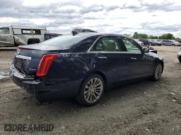 2015 Cadillac CTS Luxury AWD with VIN 1G6AX5SX3F0129613, listed as a Copart auction lot 58037745 with 110,506 mi miles and Salvage title. Bid and sale history available at DreamBid. Image 3.