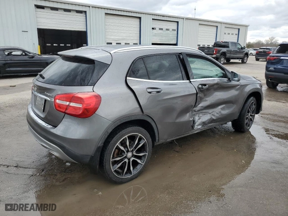 2015 Mercedes-Benz GLA-Class GLA 250 with VIN WDCTG4GB6FJ033024, listed as a Copart auction lot 47287445 with 123,591 mi miles and Salvage Title. Bid and sale history available at carsss.com. Image 3.
