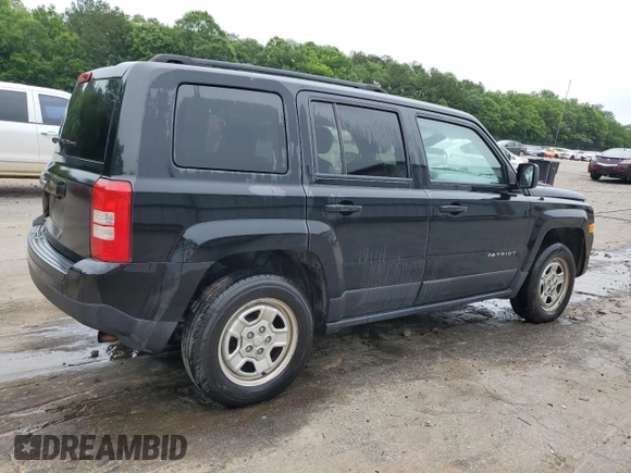 2017 Jeep Patriot Sport with VIN 1C4NJRBB1HD143808, listed as a Copart auction lot 58302235 with 136,123 mi miles and Salvage title. Bid and sale history available at DreamBid. Image 3.