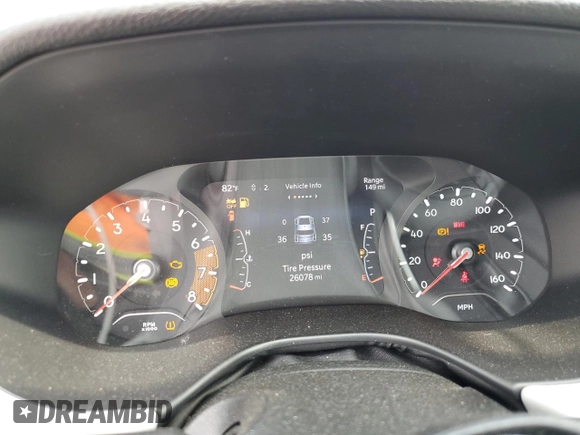 2022 Jeep Compass Limited with VIN 3C4NJDCB2NT130380, listed as a Copart auction lot 59363255 with 26,078 mi miles and Salvage title. Bid and sale history available at DreamBid. Image 9.