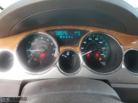 2011 Buick Enclave CXL-1 with VIN 5GAKVBED6BJ310878, listed as a Copart auction lot 44577455 with 138,409 mi miles and Salvage Title. Bid and sale history available at carsss.com. Image 9.