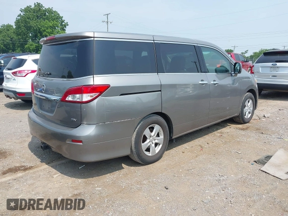 2011 Nissan Quest SL z VIN JN8AE2KP0B9009537, wystawiony jako IAAI lot #42431338 z przebiegiem 162 396 mil mil oraz . Historia ofert i sprzedaży dostępna na DreamBid. Obrazek 4.