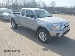 2014 Toyota Tacoma with VIN 5TFUU4ENXEX095733, listed as a IAAI auction lot 41698831 with Not Provided miles and . Bid and sale history available at DreamBid. Image 1.