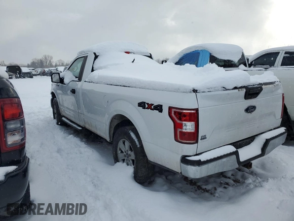2018 Ford F-150 XL with VIN 1FTMF1E57JKD40343, listed as a Copart auction lot 82541434 with 140,533 mi miles and Salvage Title. Bid and sale history available at carsss.com. Image 2.