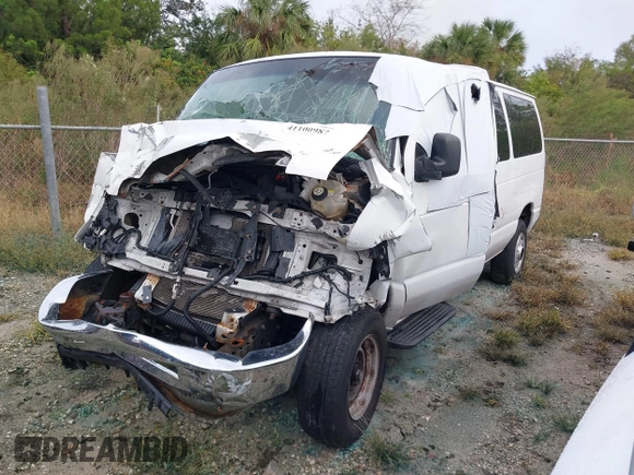 2008 Ford Econoline Passenger XL with VIN 1FBNE31L78DA80357, listed as a IAAI auction lot 41100987 with Not provided miles and . Bid and sale history available at DreamBid. Image 2.