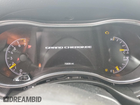 2021 Jeep Grand Cherokee Trailhawk with VIN 1C4RJFLG5MC756167, listed as a Copart auction lot 86233314 with 75,839 mi miles and Salvage Title. Bid and sale history available at carsss.com. Image 9.