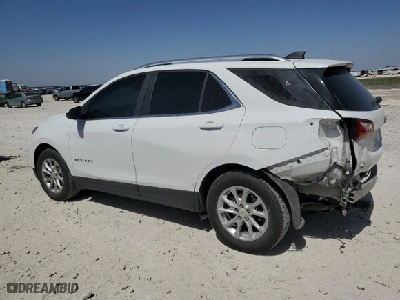2021 Chevrolet Equinox LT with VIN 3GNAXKEV4MS154734, listed as a Copart auction lot 49855635 with 43,728 mi miles and Salvage Title. Bid and sale history available at carsss.com. Image 2.
