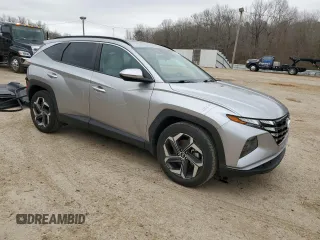 2023 Hyundai Tucson SEL with VIN 5NMJF3AE7PH239991, listed as a Copart auction lot 47368585 with 26,075 mi miles and Salvage Title. Bid and sale history available at carsss.com. Image 4.