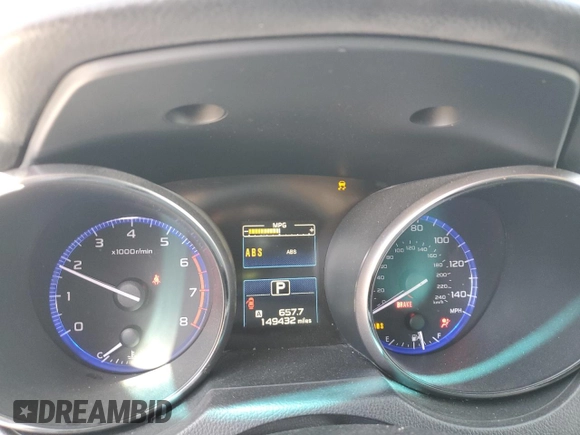 2015 Subaru Outback Premium with VIN 4S4BSACC5F3328810, listed as a Copart auction lot 53427855 with 149,432 mi miles and Salvage Title. Bid and sale history available at DreamBid. Image 9.