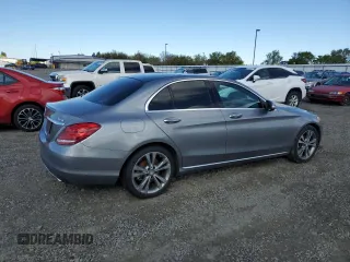 2015 Mercedes-Benz C 300 Luxury with VIN 55SWF4KB3FU023876, listed as a Copart auction lot 51646055 with 192,852 mi miles and Salvage Title. Bid and sale history available at DreamBid. Image 3.