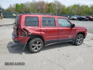 2014 Jeep Patriot Latitude with VIN 1C4NJRFB0ED658983, listed as a Copart auction lot 55024685 with 96,457 mi miles and Salvage Title. Bid and sale history available at carsss.com. Image 3.
