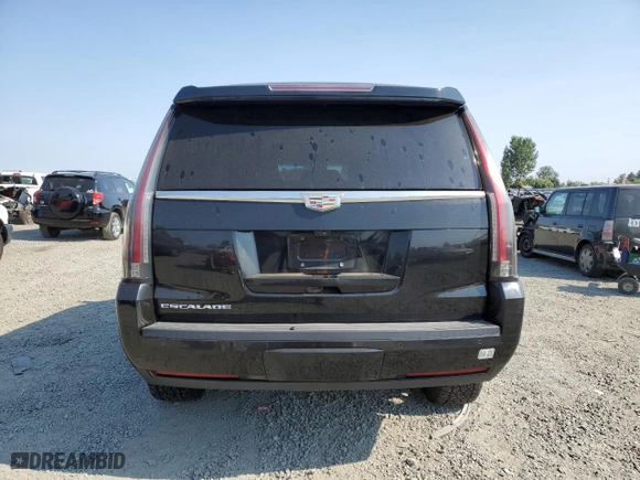 2018 Cadillac Escalade Luxury with VIN 1GYS4BKJ8JR101857, listed as a Copart auction lot 65946534 with 0 mi miles and Salvage Title. Bid and sale history available at carsss.com. Image 6.