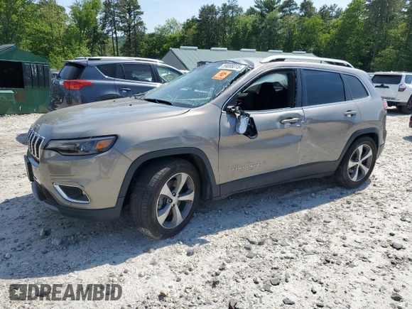 2020 Jeep Cherokee Limited with VIN 1C4PJMDX6LD617135, listed as a Copart auction lot 59088015 with 63,147 mi miles and Salvage title. Bid and sale history available at DreamBid. Image 1.