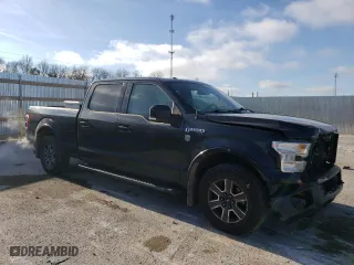 2015 Ford F-150 XLT w/HD Payload Pkg with VIN 1FTFW1EF8FKD63767, listed as a Copart auction lot 87078584 with 136,306 mi miles and Salvage Title. Bid and sale history available at carsss.com. Image 4.
