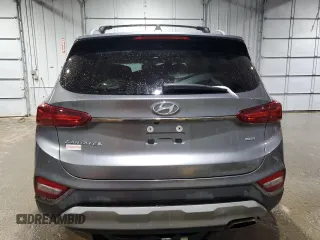 2020 Hyundai Santa Fe Limited with VIN 5NMS5CAD4LH157399, listed as a Copart auction lot 46675725 with 44,686 mi miles and Salvage Title. Bid and sale history available at DreamBid. Image 6.