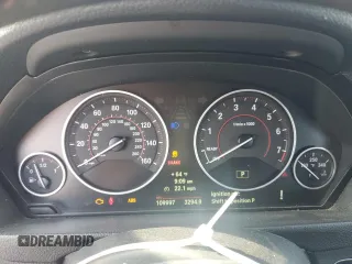 2013 BMW 3 Series 328i with VIN WBA3C1G56DNR44144, listed as a Copart auction lot 53846275 with 109,997 mi miles and Salvage Title. Bid and sale history available at DreamBid. Image 9.